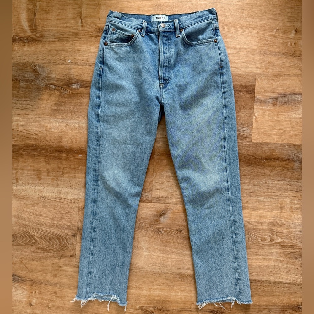 AGOLDE Riley High Rise Straight Leg Jeans Size 26